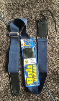 Image of Bob the Builder Fabric Adjustable Padded Guitar Strap