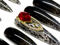 Image 2 of Cabaret Press-On Nails Size Medium 