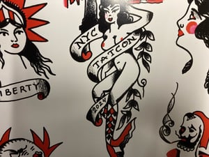 Image of NYC tatcon tattoo flash set 