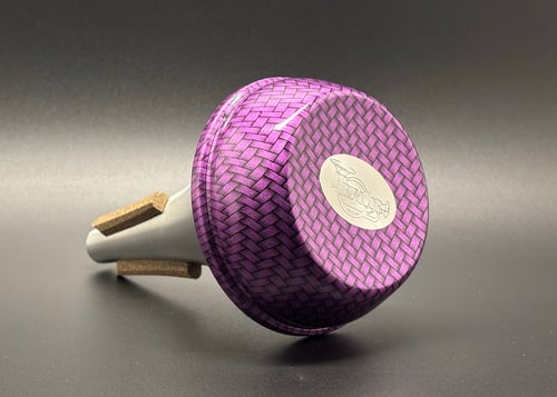 Image of DocOuflage Aluminum Straight - Bright Purple Carbon Fiber