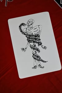 A4 Skeleton y snake