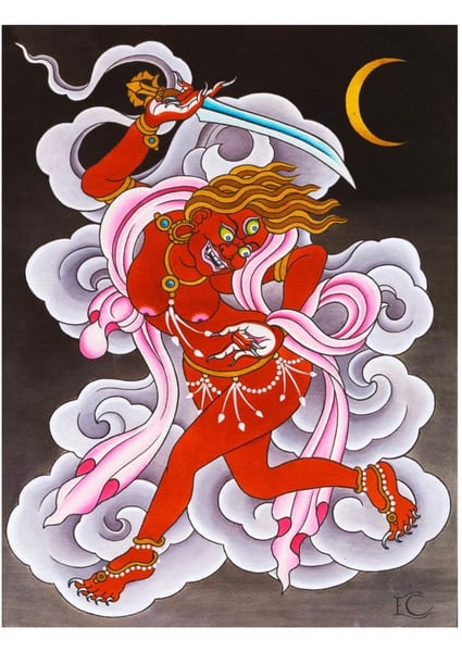 Image of Print DAKINI 1 by Elisa Carisi