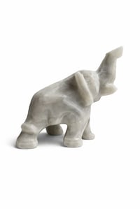 Image 1 of White Onyx Elephant 