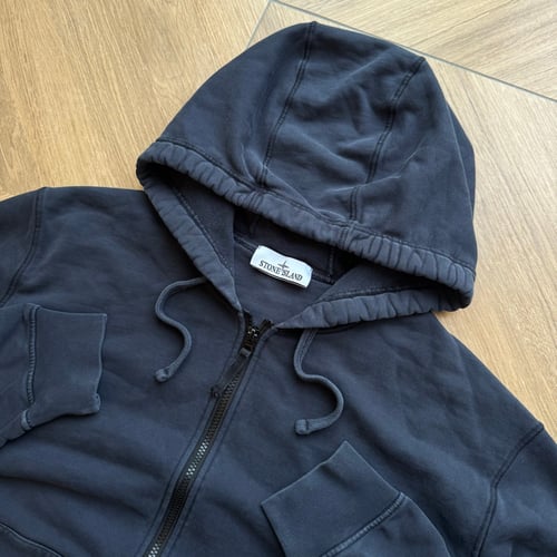 Image of Stone Island Zip Up Hoodie, Size XL / XXL