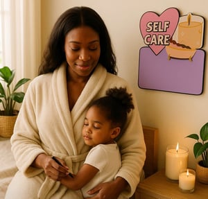 Self care dry erase resin art 