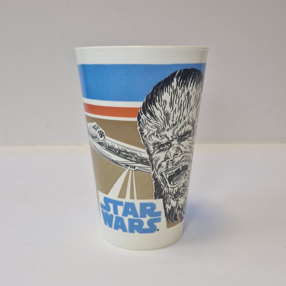 Image of 1979 Vintage Star Wars Coca-Cola Cup Chewbacca - Unused