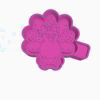 Turkey With Bow Mold
