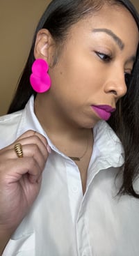 Image 1 of Jasmine Earrings- Pink 