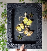 Image 1 of Viper skeleton and yellow butterflies