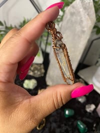 Image 2 of Lemurian Wire Wrapped Pendant 