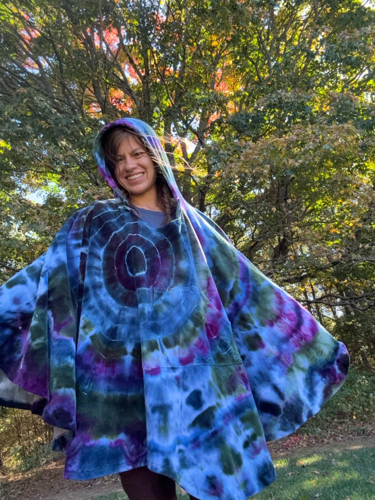 Image of Midnight Portal  Hoodie  Poncho 