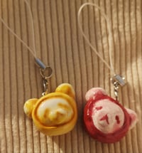 Clay bear charms