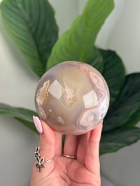 Image 5 of FLOWER AGATE SPHERE -MADAGASCAR- A