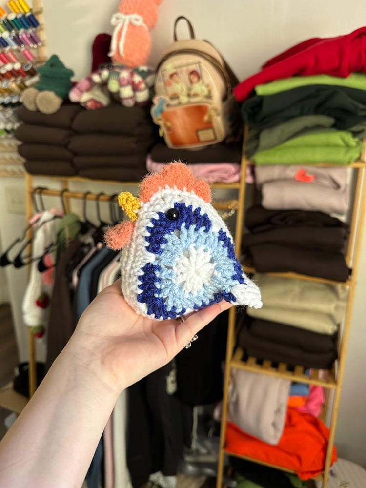 Image of crochet chicken