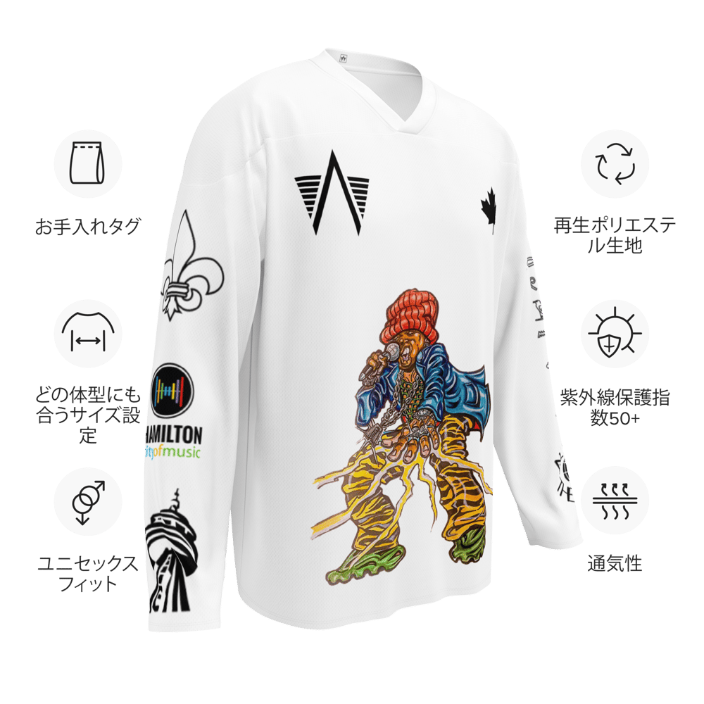 "AUDACI" SLO Hockey Jersey [ART ILLUSTRATED BY GREGORY HAWKINS]