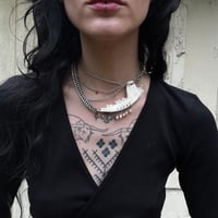 Image 3 of Assymetrical Jawbone Necklace
