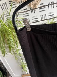 Image 2 of fashion Nova black ribbed bottom inside zipper 
