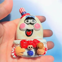 Image 2 of Captain Spaulding Inspired Handmade Clay Collectible Sculpture