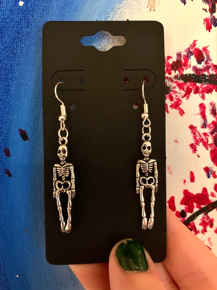 Image of Skeleton Earrings 