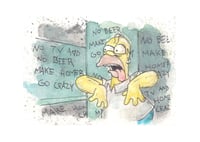 Image 12 of COMPLETE Simpsons Tree House of Horrors Mystery 20 Print Set (Free Shipping)