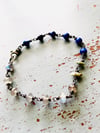labradorite, turquoise and lapis bracelet