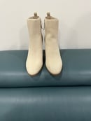 Image 1 of Violet & Red Meaghan Heeled Suede Bootie