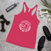 Image 2 of NEW Women's Bacon Me Strong Racerback Tank (available in 3 colors) 