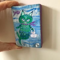 Image 5 of Original painting -mermaid kitten