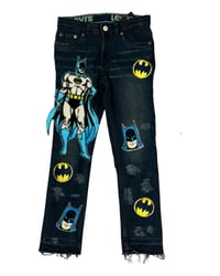 Image 1 of Kids Batman Patchwork Denim