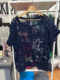 Image 1 of navy top 