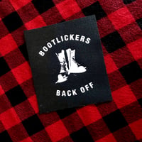 Bootlicker Back Off Patch