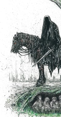 Image 5 of The Black Rider - Ringwraith LOTR 11x14 Signed Print