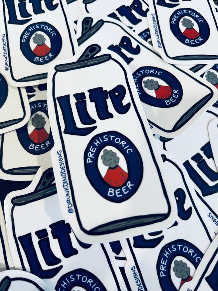 Image of Prehistoric beer Sticker