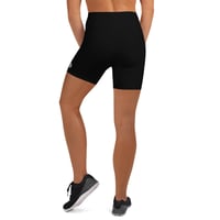 Image 3 of Black and White BOSSFITTED Yoga Shorts
