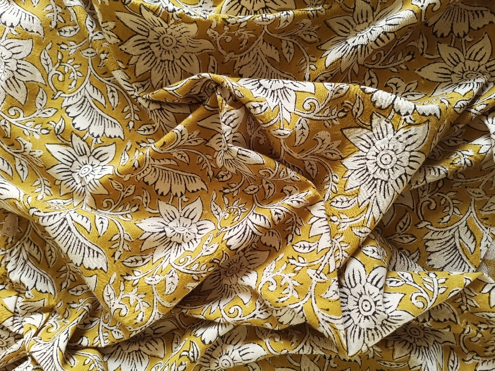 Image of kalamkari moutarde