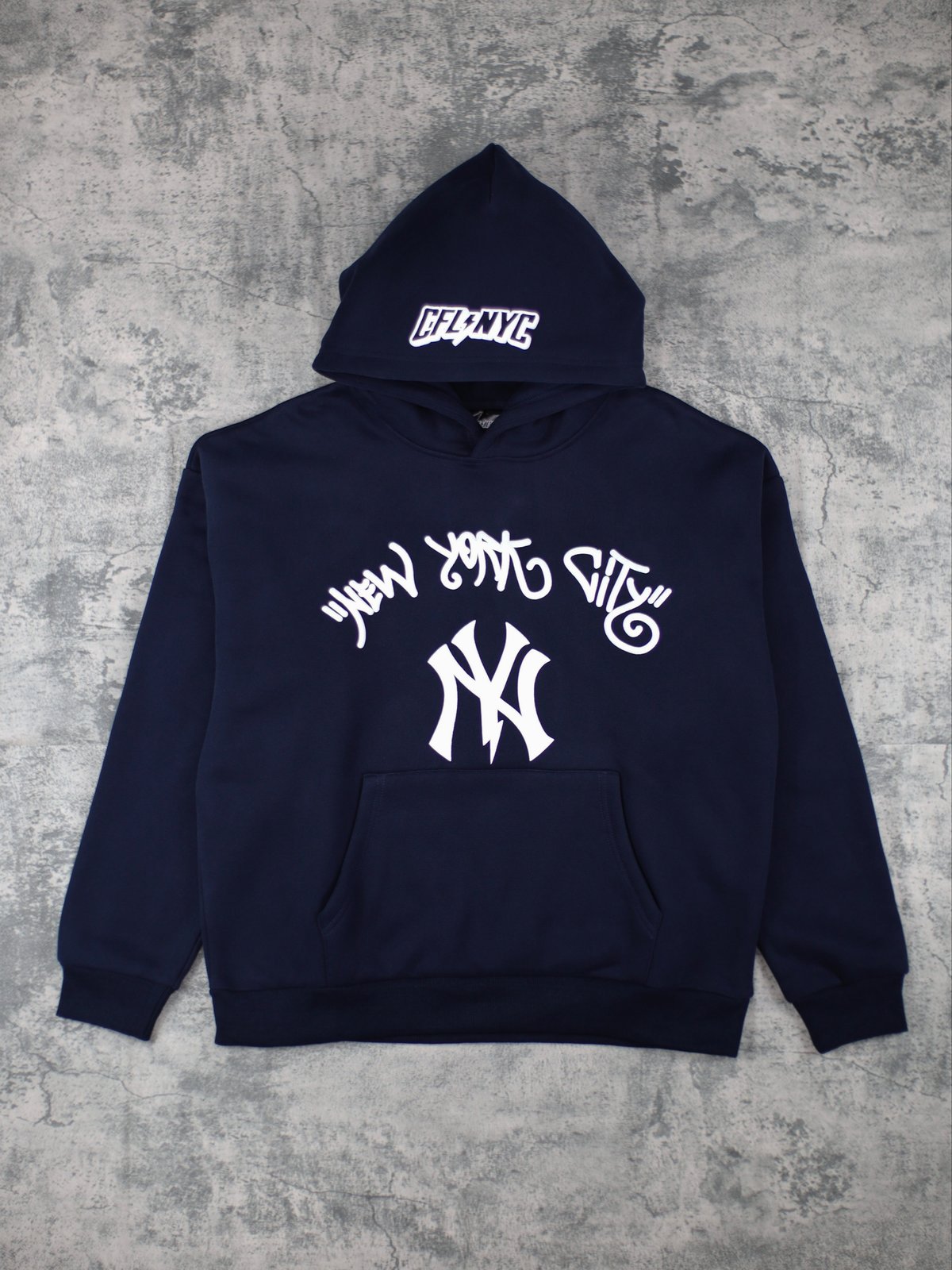 Image of Navy NYC Hoodie