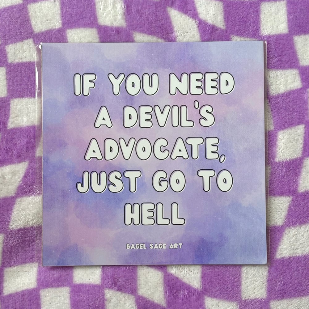 Image of Devil’s Advocate print