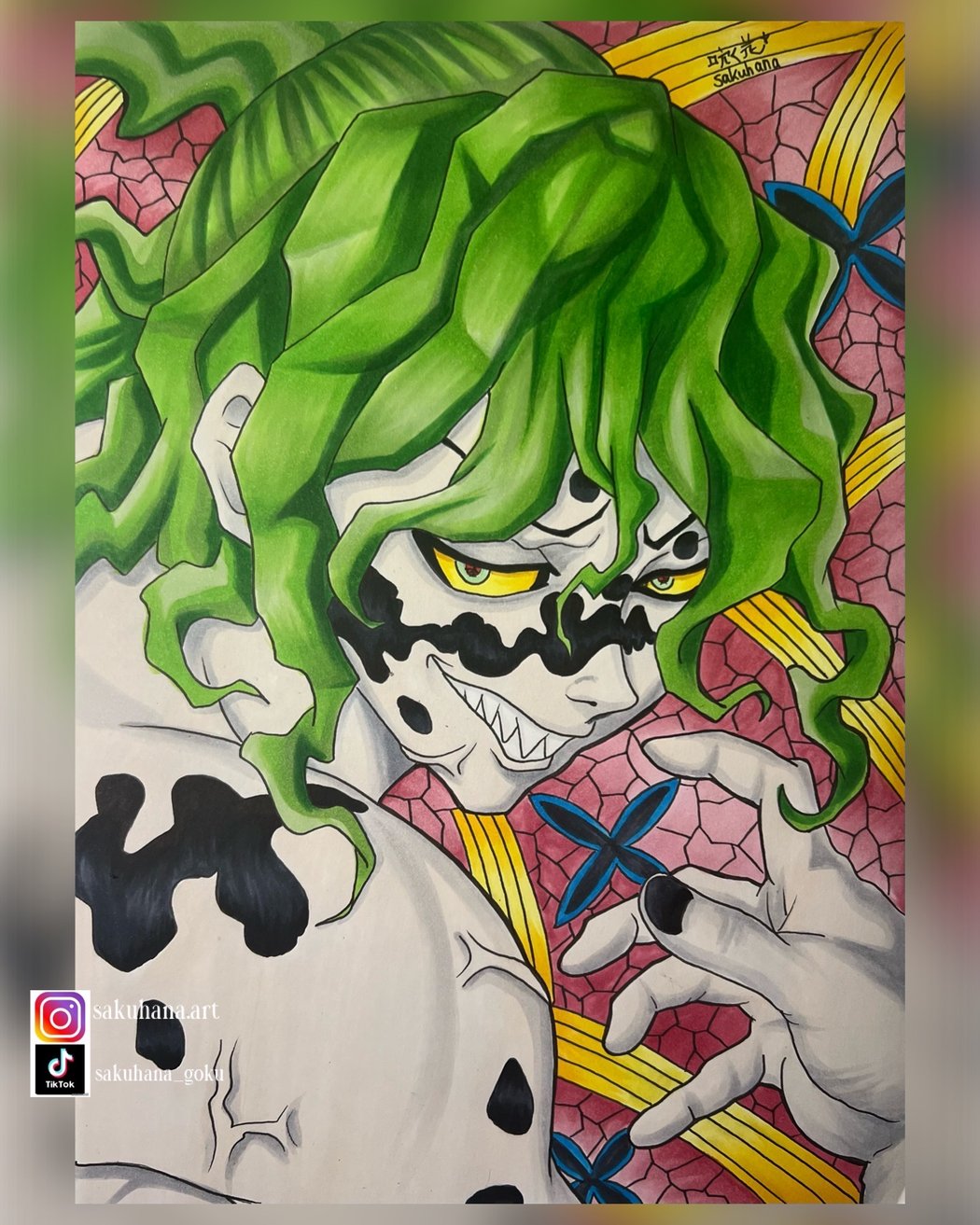 Gyutaro/Demon Slayer Sakuhana Art
