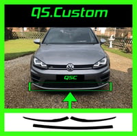 X3 VW Golf R Mk7 Front Bumper Pre Cut Dechrome Sticker 