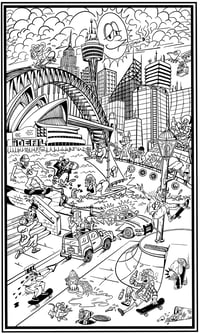 Image 5 of Sydney Over Load (W&B)
