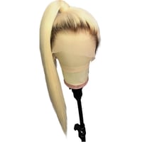 Image 6 of Ombre & Honey Blonde Dark Roots (Full Lace) Wig