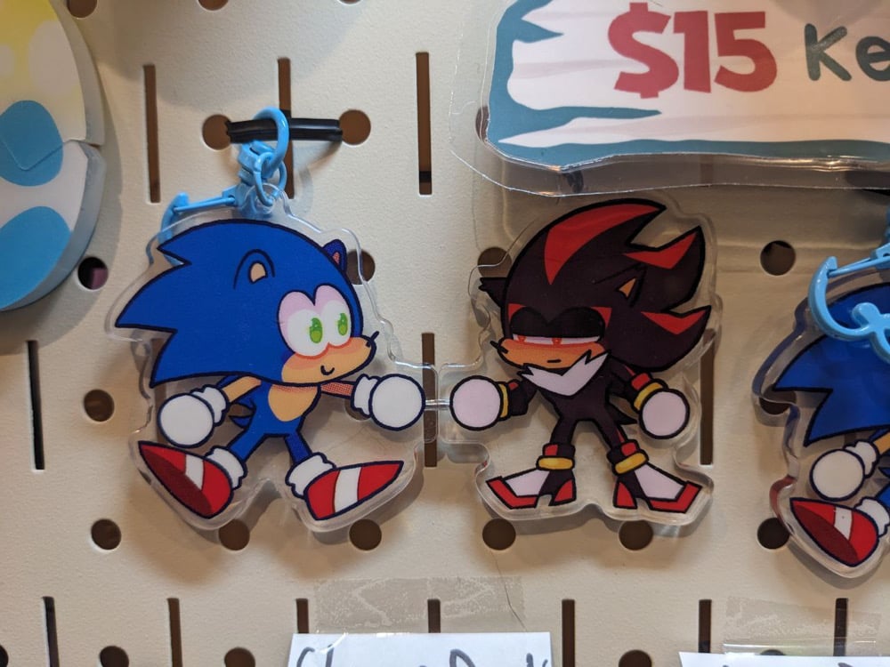 Sonic Ships Magnetic Keychains (PREORDER)