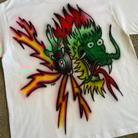 Image 4 of AIRBRUSHED 8 BALL DRAGON TEE 