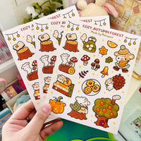 Image 2 of Autumn Forest Sticker Sheet