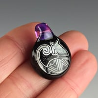 Image 4 of Silver Aztec Dichro: Galaxy & Stargazer