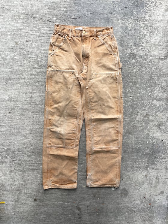 Image of Vintage Carhartt Double Knee Pants B01 BRN (2)