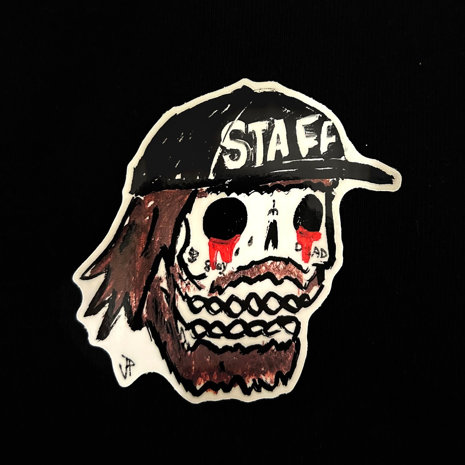 Image of YUNGXRIST SKULL STICKER