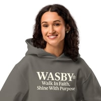 Image 1 of WASBY® Faith & Purpose Premium Christian Hoodie | Faithwear – Walk In Faith, Shine With Purpose