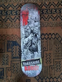 'Yorkshire Kong' - Skateboard Deck Red