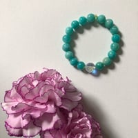 Image 4 of Amazonite & Swarovski Bracelet